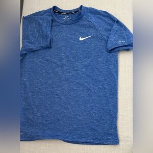 Nike Men’s Heathered Blue Short Sleeve Dri-Fit Tee